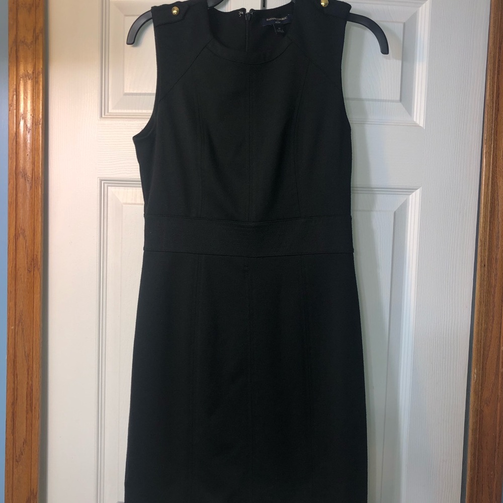 [banana republic] petite size 4 black dress - Picture 7 of 8